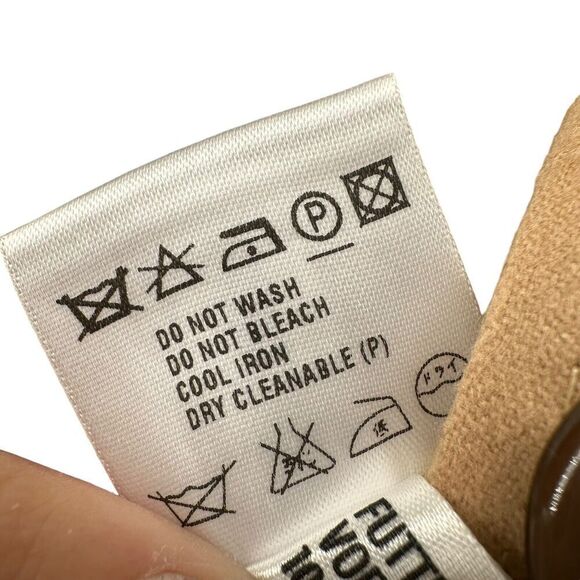 ESCADA Cashmere Jacket Size 42 US L Tan Piacenza Three Button Classic Designer - Picture 15 of 16